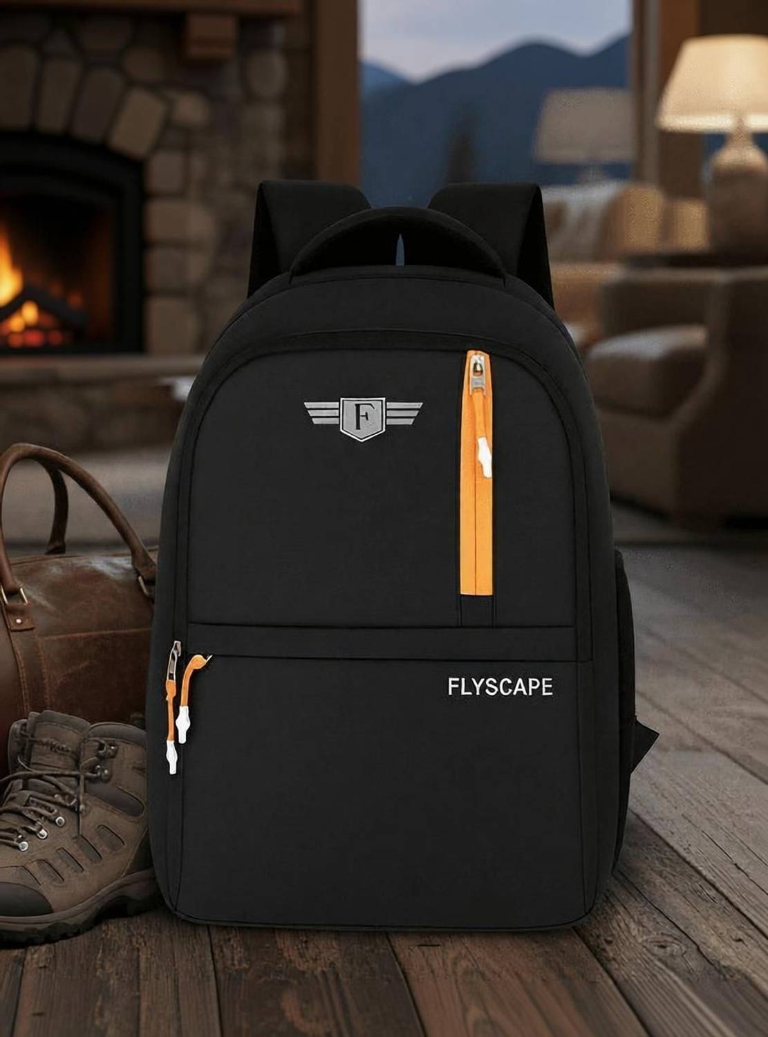 fuckthisindustry 東京POPUP FTI Backpack Flyscape Terror Black bag 30 L Backpack black - Price in India