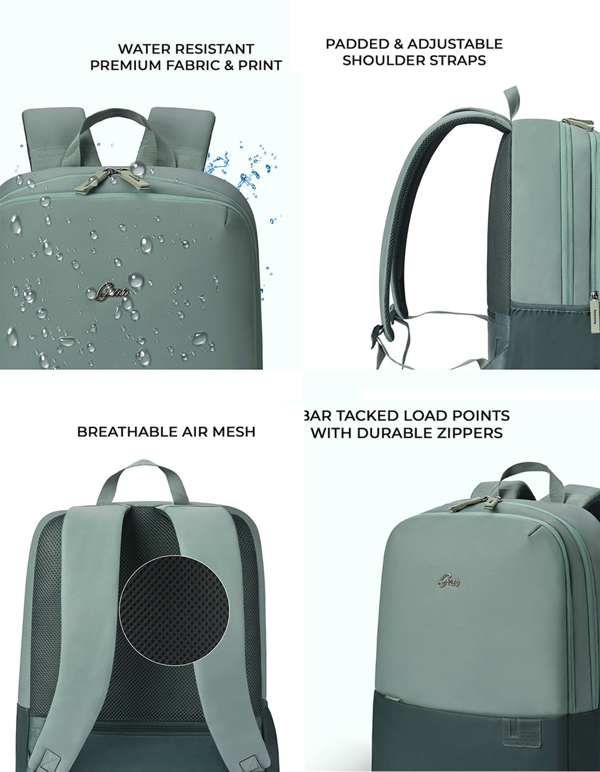 Image of Gear UBER LEATHERITE LAPTOP BACKPACK 12 L Laptop Backpack