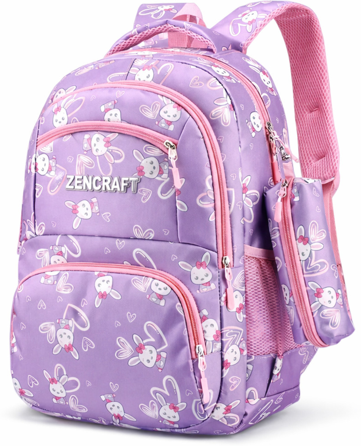 Image of ZENCRAFT Trendy Printed Backpack Stylish School, College & Travel Bag for Boys & Girls 29 L Backpack