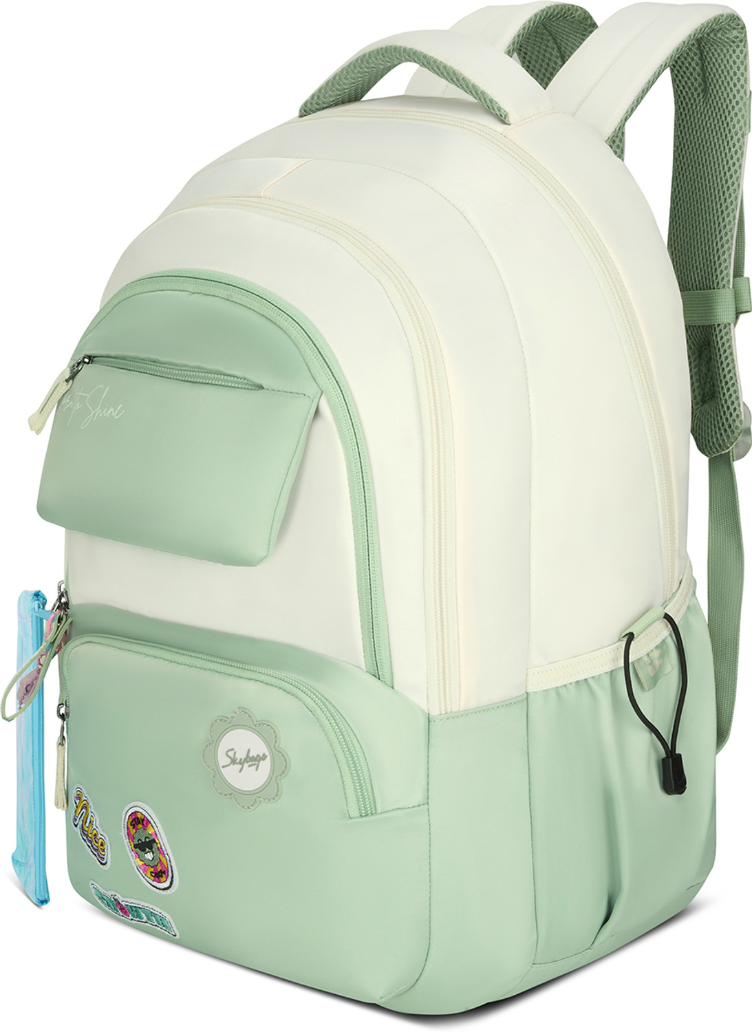 Image of SKYBAGS Celeste School Backpack for Girls with Quick Access Front Pocket & Rain Cover 37 L Backpack