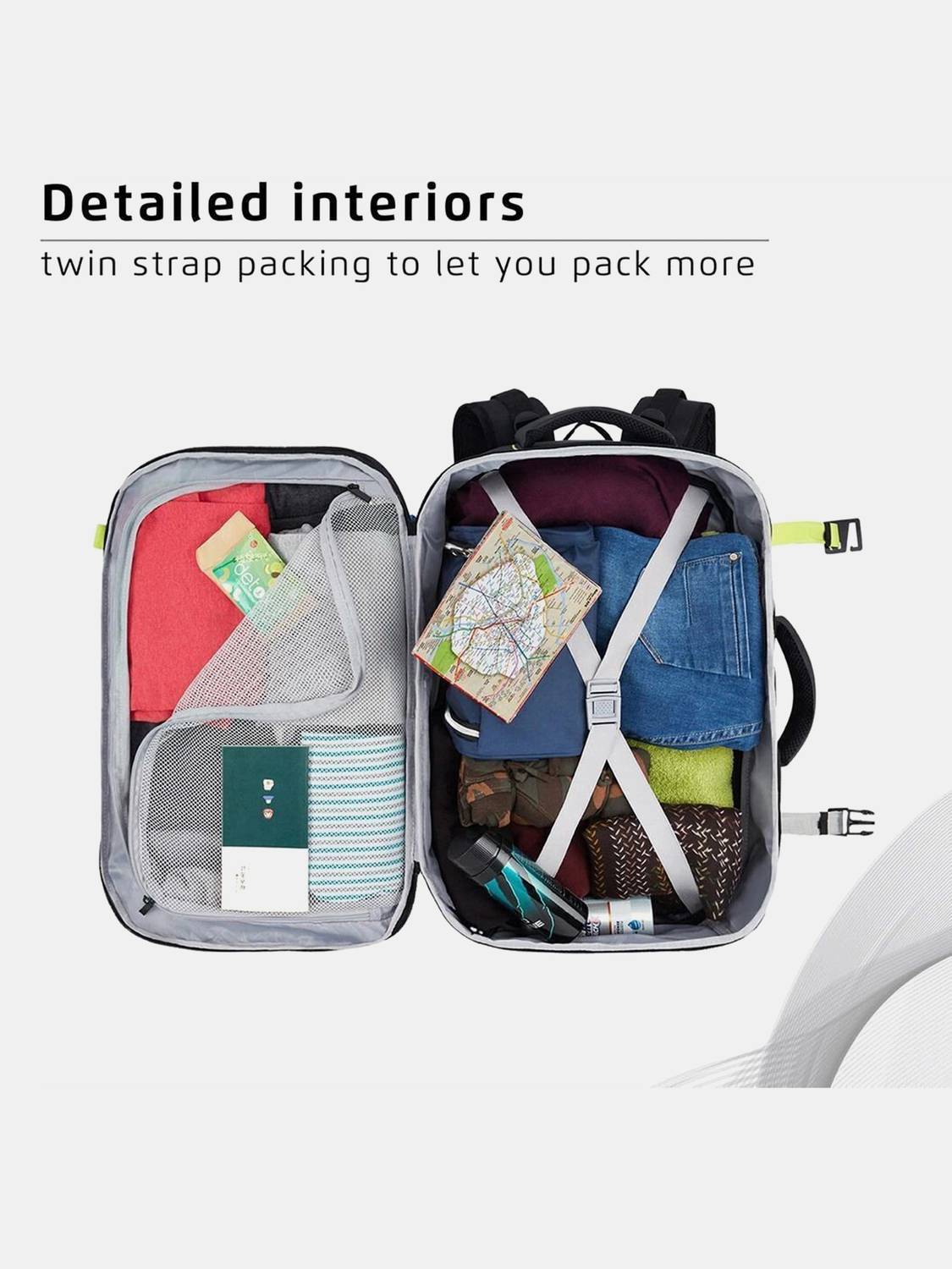 SAFARI Seek 45L Expandable Laptop Backpack - Image 4