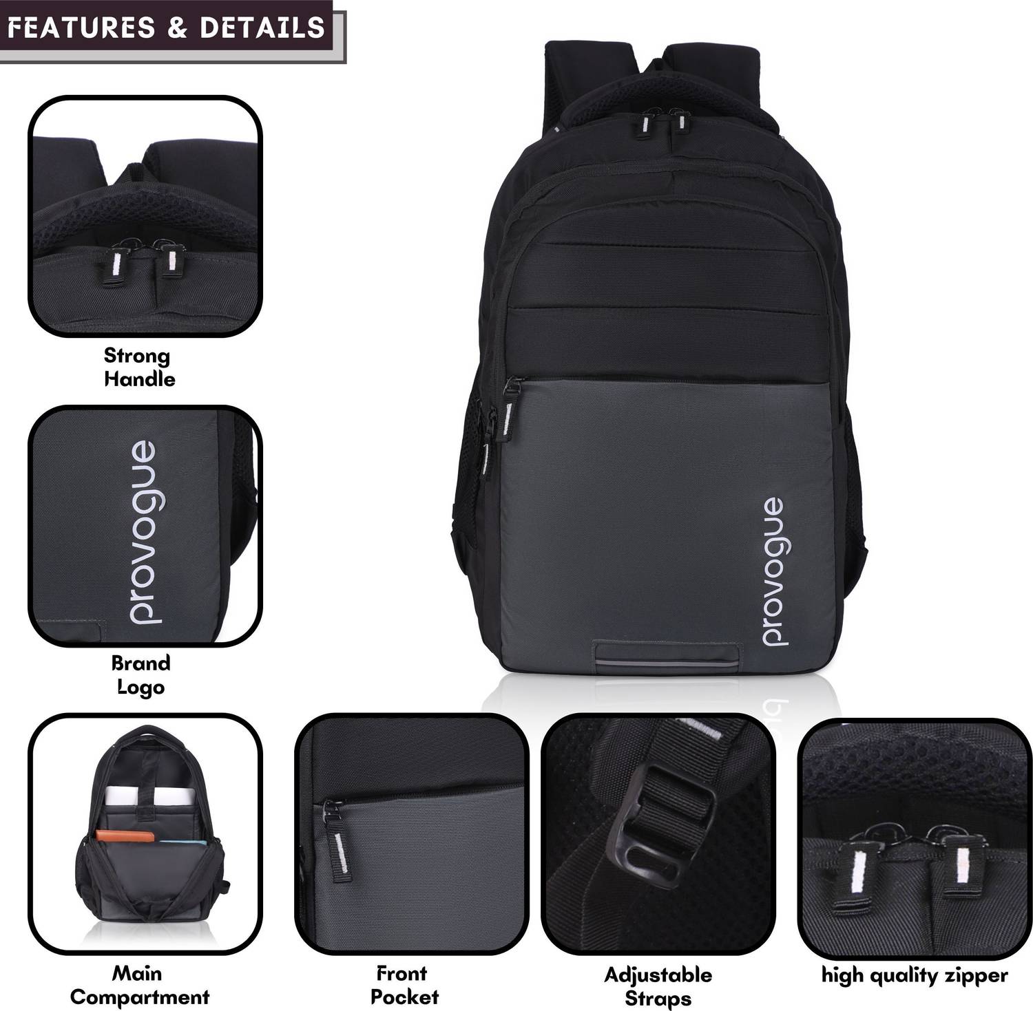 PROVOGUE 25L Casual Backpack - Image 5