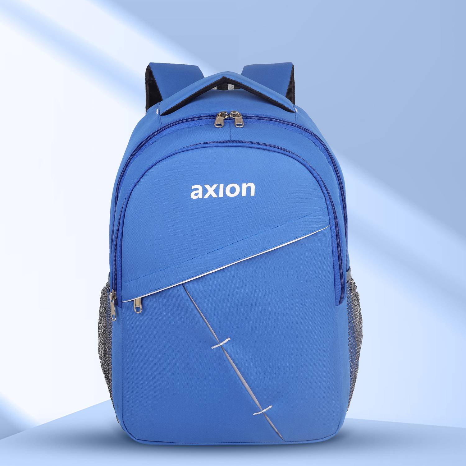 Axion Medium 25 L School College Laptop Backpack; Light Weight + Strong Zig Zag Stitch 25 L Backpack