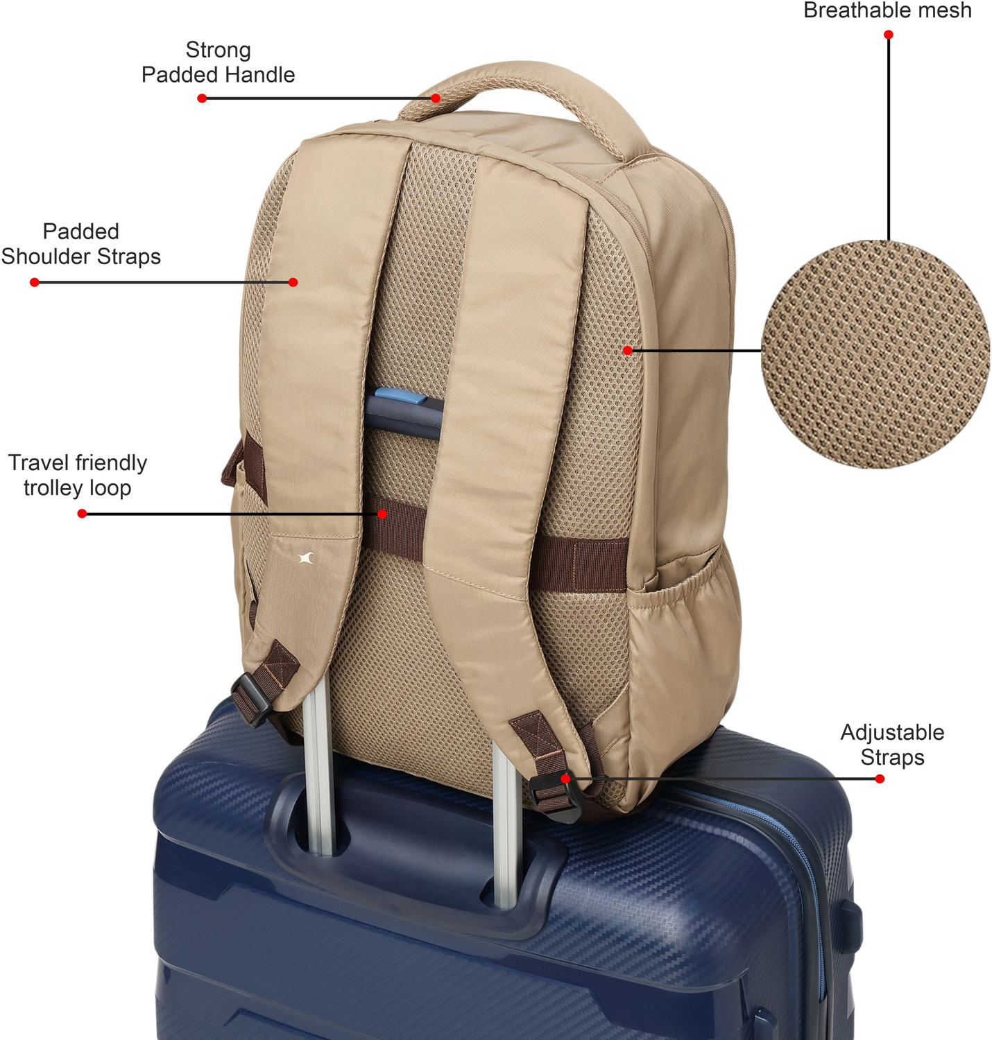 Image of Fastrack Unisex Haulpack Laptop Backpack with 15 inchLaptopSleeve 28 L Laptop Backpack
