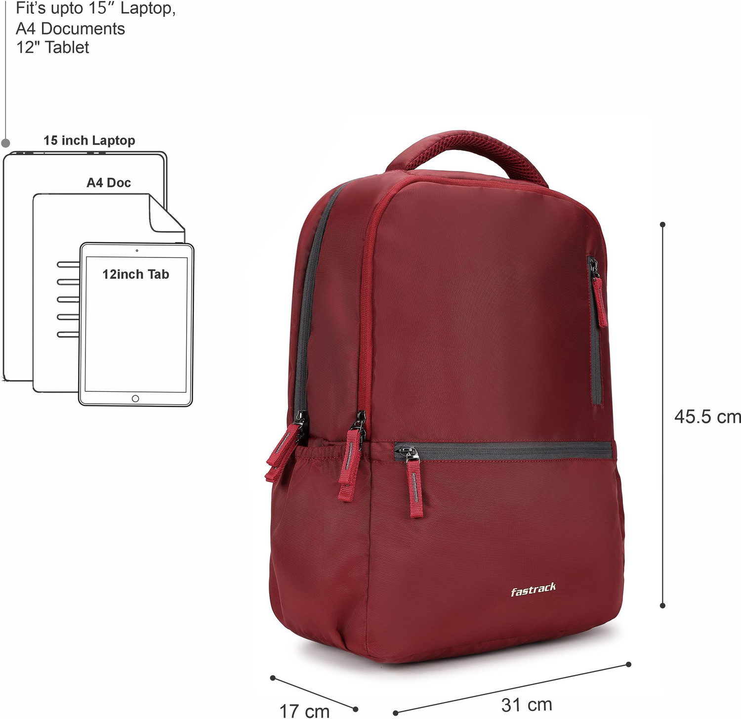 Image of Fastrack Unisex Haulpack Laptop Backpack with 15 inchLaptopSleeve 28 L Laptop Backpack