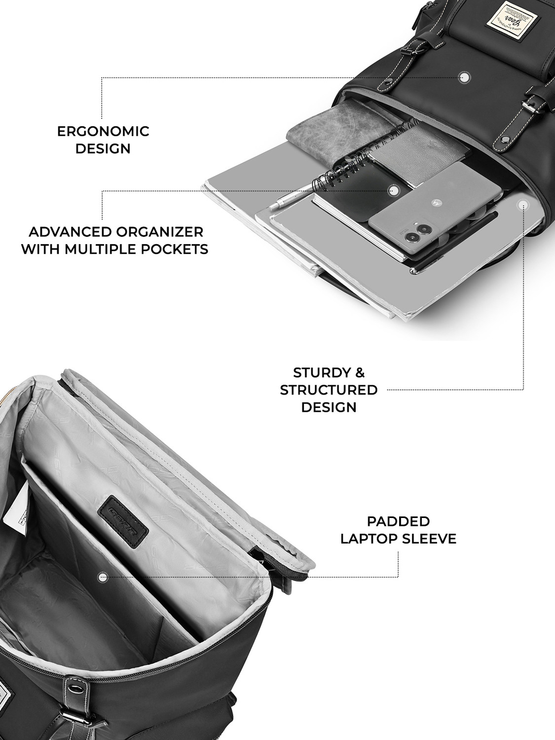 Image of Gear CLASSIC ANTI THEFT KNAPSACK 21 L Laptop Backpack