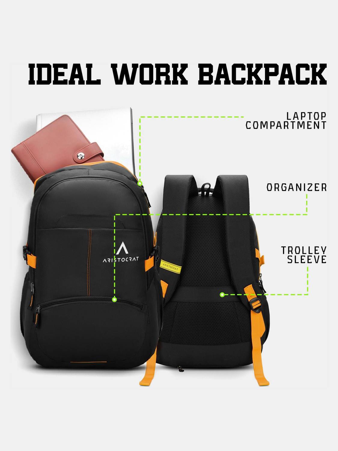 ARISTOCRAT Charge 32L Laptop Backpack - Image 3