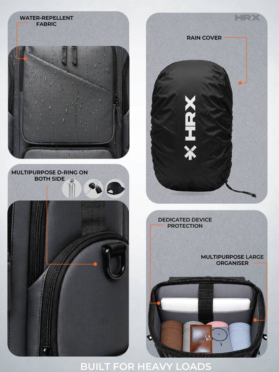 HRX by Hrithik Roshan HRX Keep Going 42L Laptop Backpack - Image 4