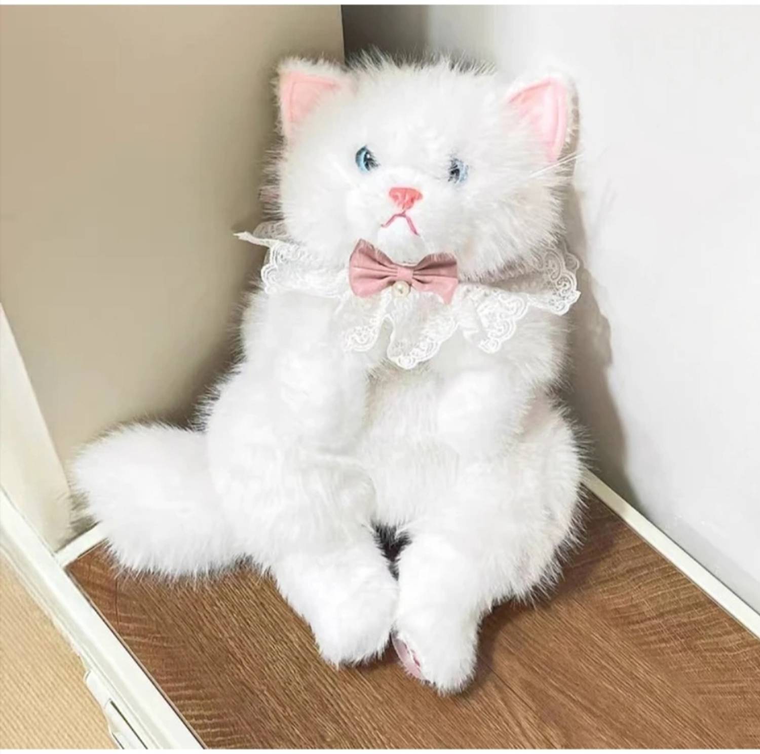 bellechic Cute Plush Cat Backpack 5L - Image 2