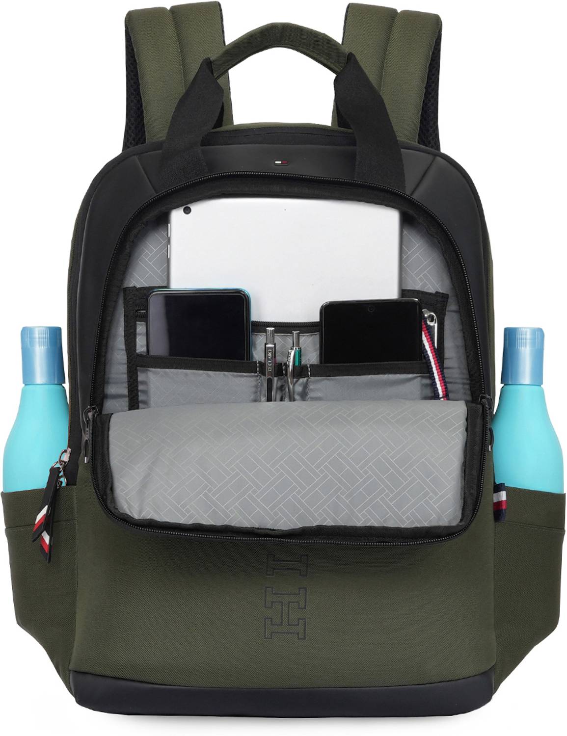 TOMMY HILFIGER Hornet 15L Green Laptop Backpack - Image 4