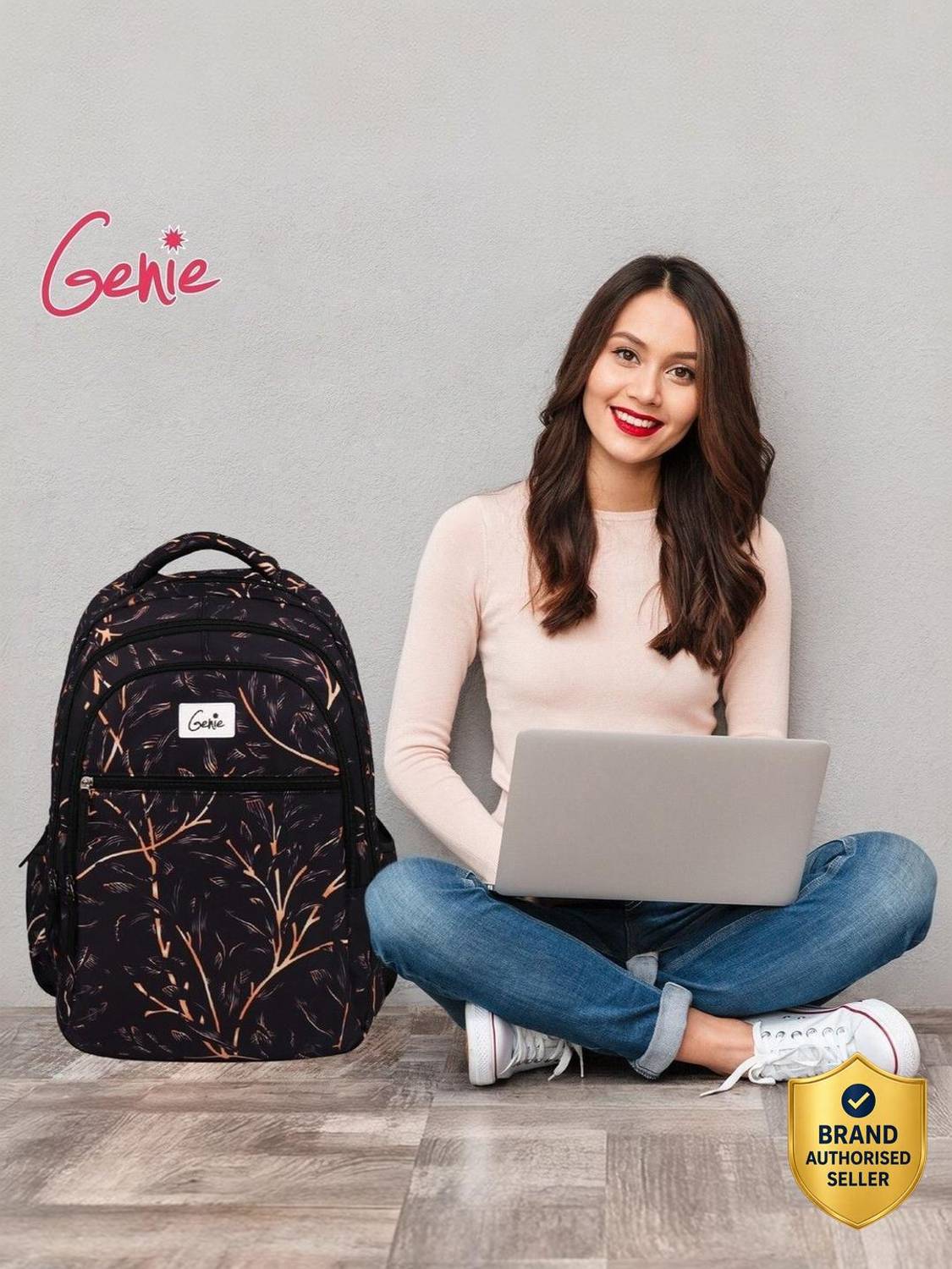 Genie for Women, Bags for Girls 36 L Laptop Backpack