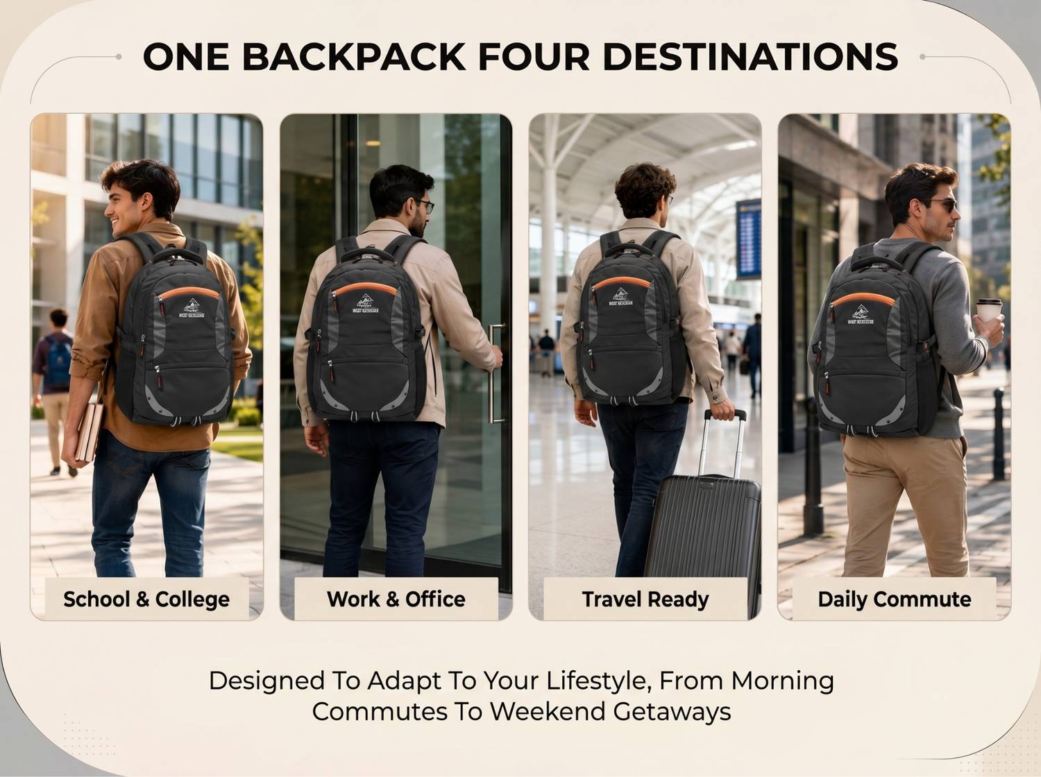 DEEP DAZZLING 36L Unisex Backpack - Image 2