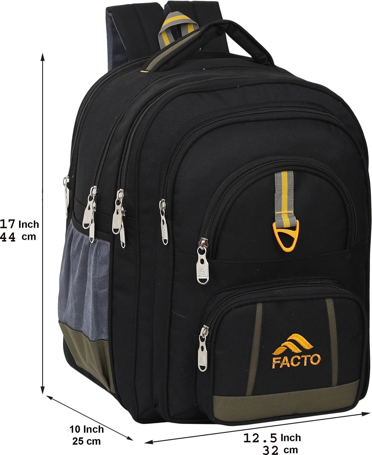 Image of facto Stylish Waterproof School bag 6th to 10th Class 70 L Backpack