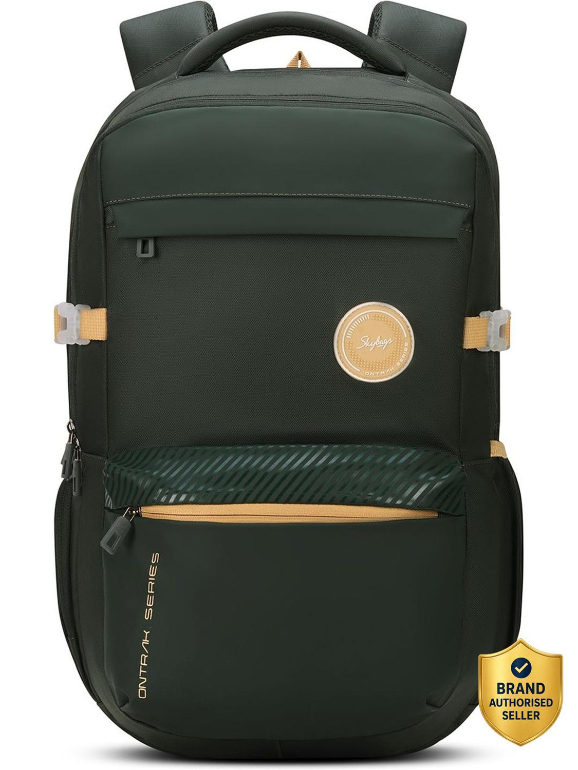 Image of SKYBAGS Ontrak 17 inch Compatible Laptop Backpack with 3 Specious Compartments & Rain Cover 30 L Laptop Backpack