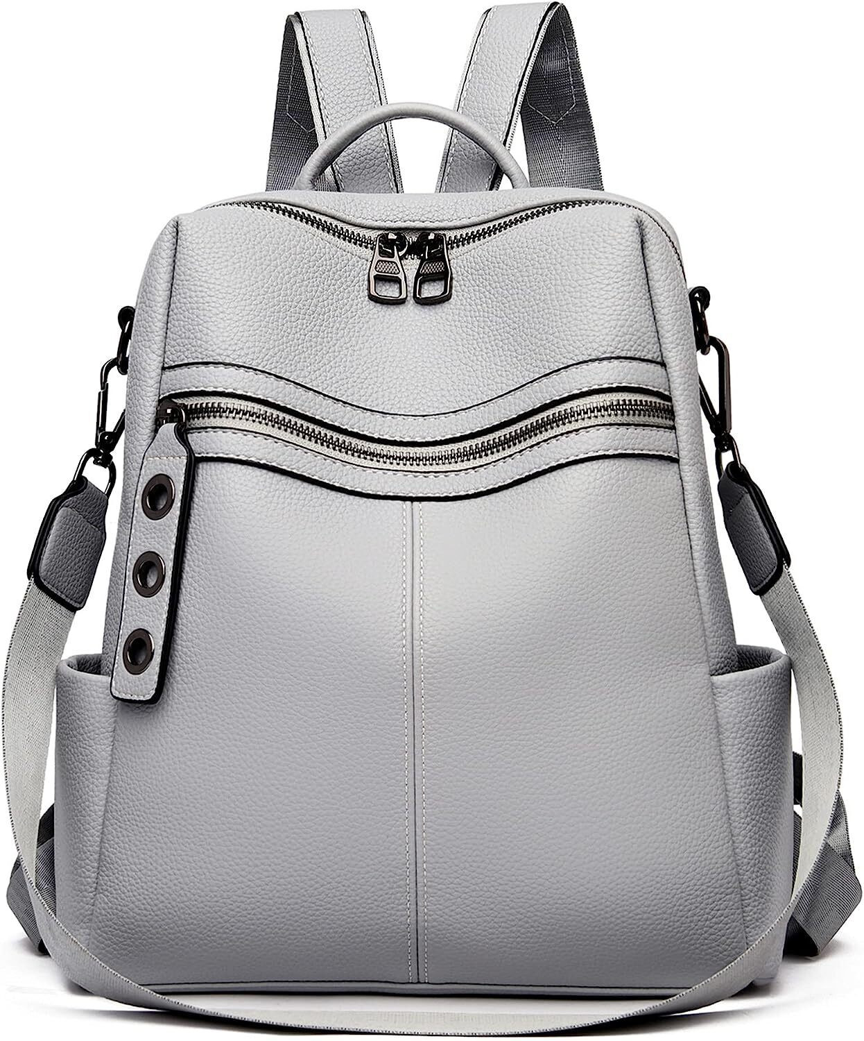 Image of HouseOfCommon Purse for Women Fashion Leather Convertible Shoulder Handbag Satchel Rucksack 25 L Backpack