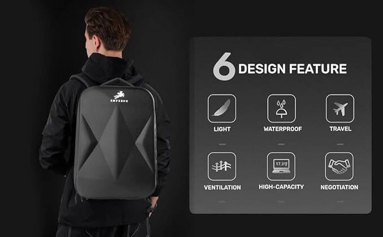Emperor Harshell 32L Laptop Backpack - Image 5