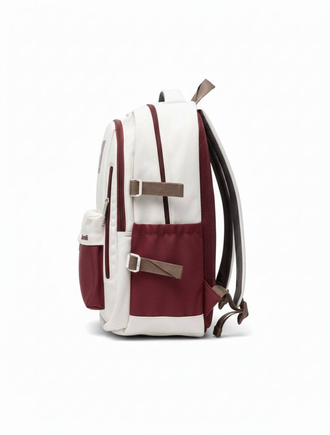 MONVELLI Campus Carry Red Waterproof School Bag - Image 2