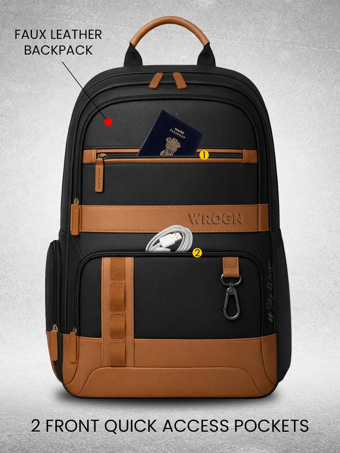 WROGN Urban Heritage Pro 40L Laptop Backpack - Image 2