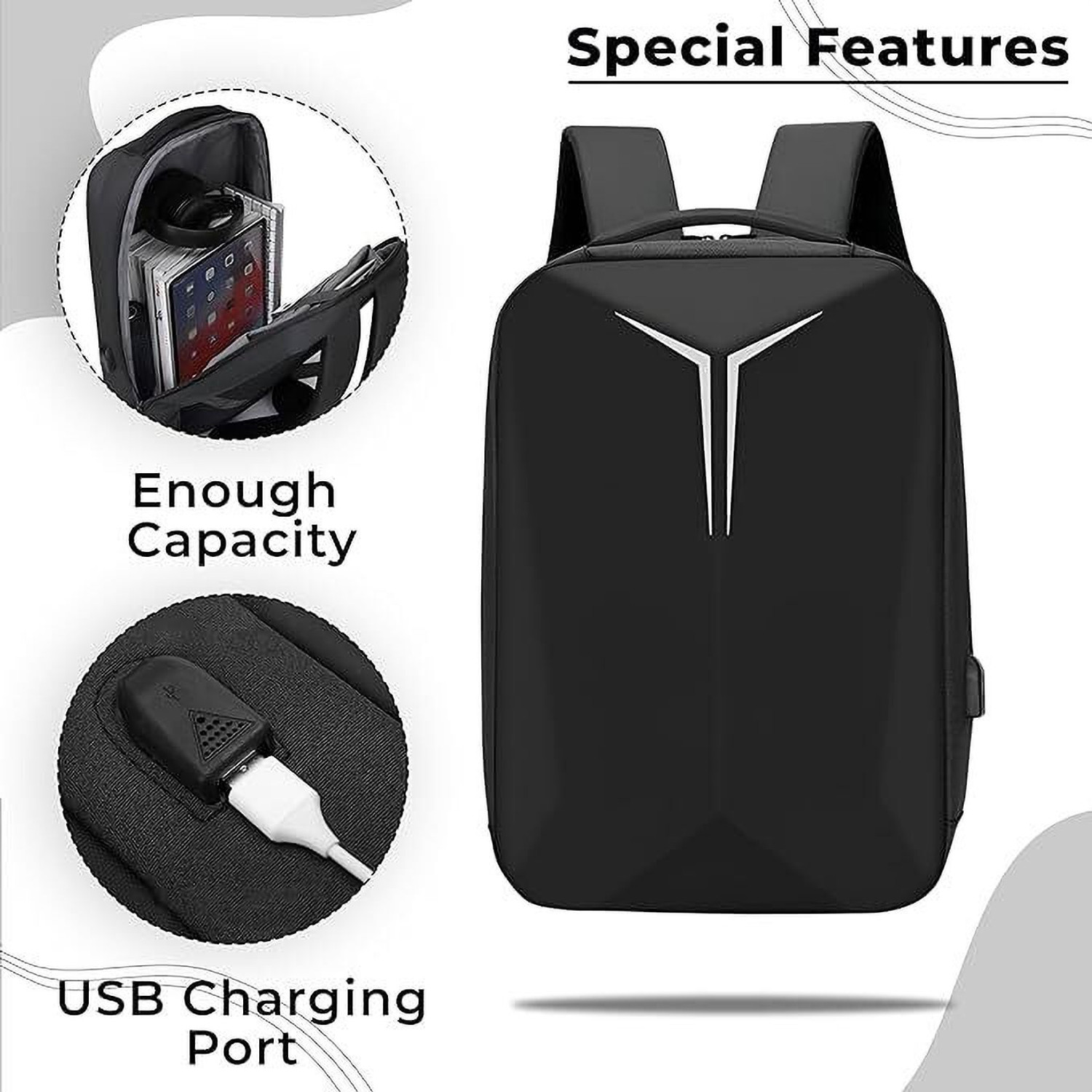 Image of KRAPTICK Premium Laptop Backpack For Men, Office Laptop Backpack, Travel Laptop Backpack 128 L Backpack