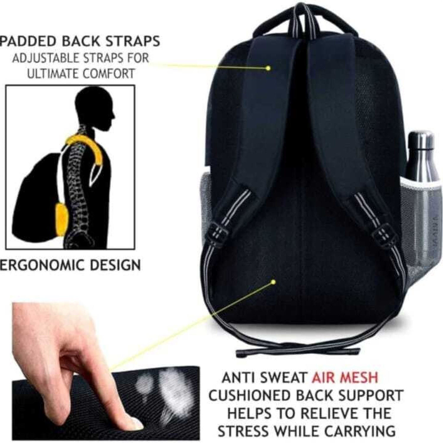 Image of facto stylish Backpack Boys Girls /Office /College /Travel Waterproof School Bag