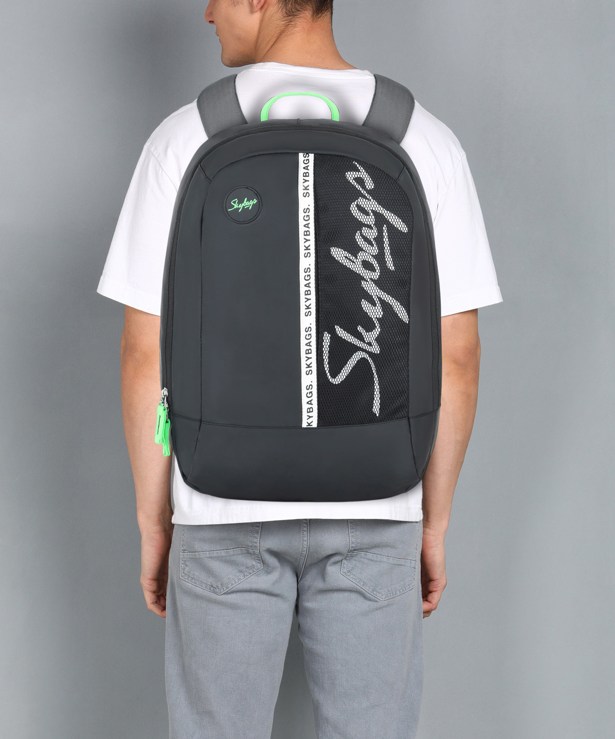 Image of SKYBAGS TRIBE PLUS 01 BACKPACK BLACK 15 L Laptop Backpack