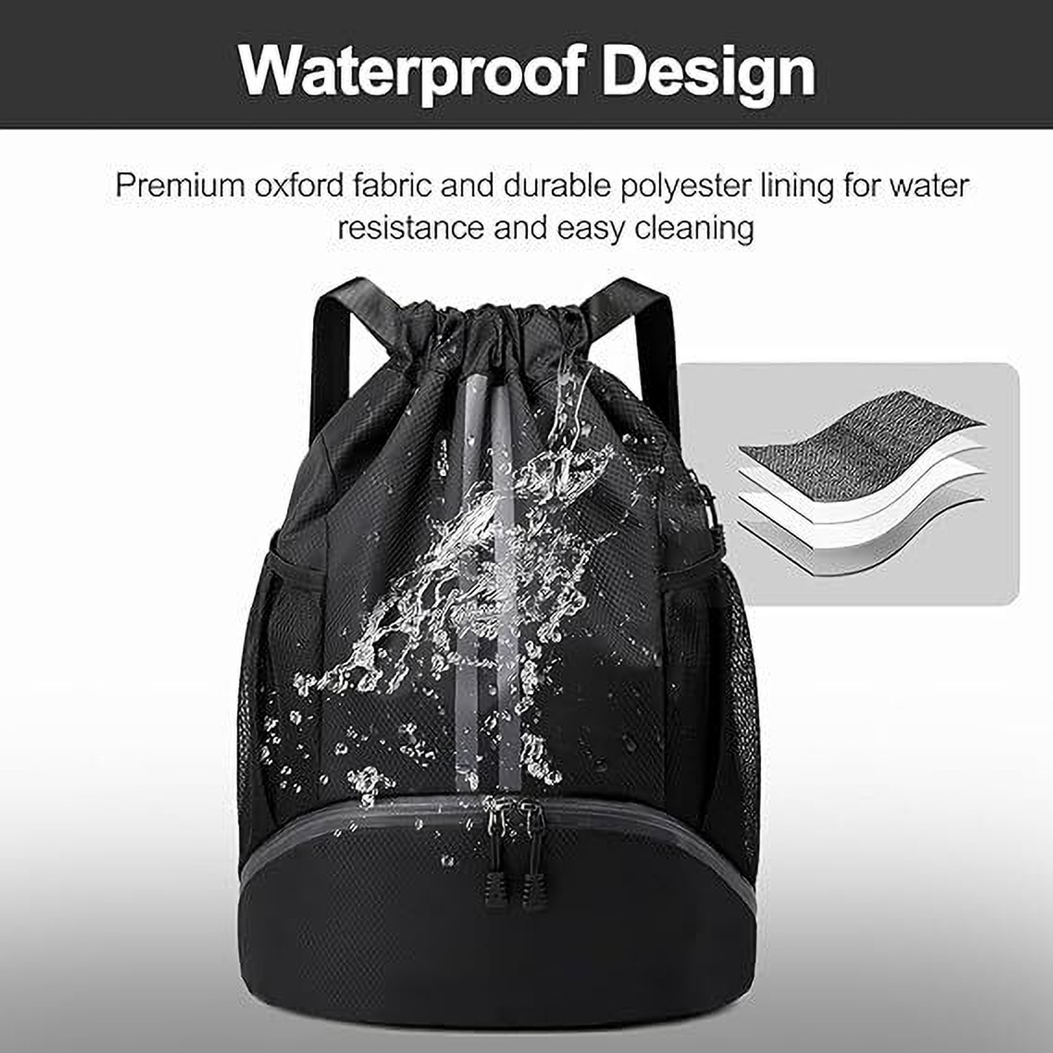 Image of HGT PRIMUIM Sports Drawstring Bag | Backpack for Men /Women | Basketball /Gym Bag 30 L Backpack