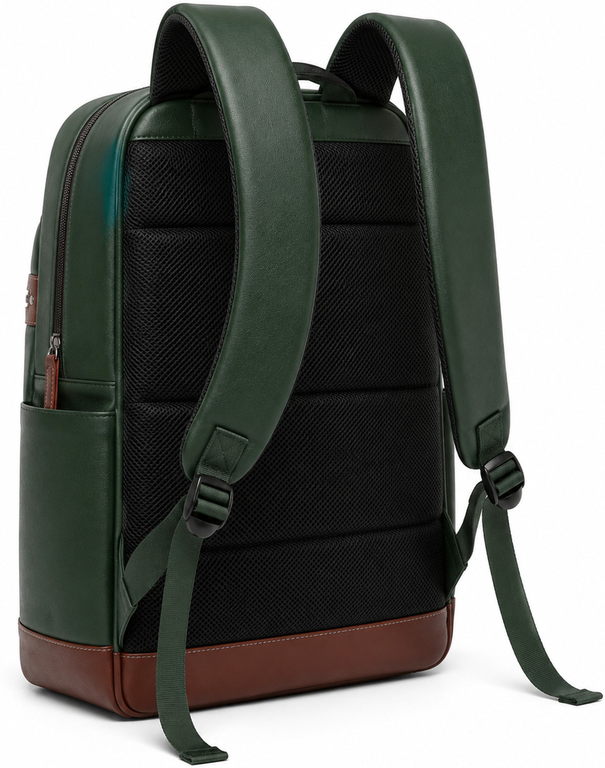 Image of FUR JADEN Vegan Leather Premium Bag with 15.6 Inch Laptop Compartment 25 L Laptop Backpack