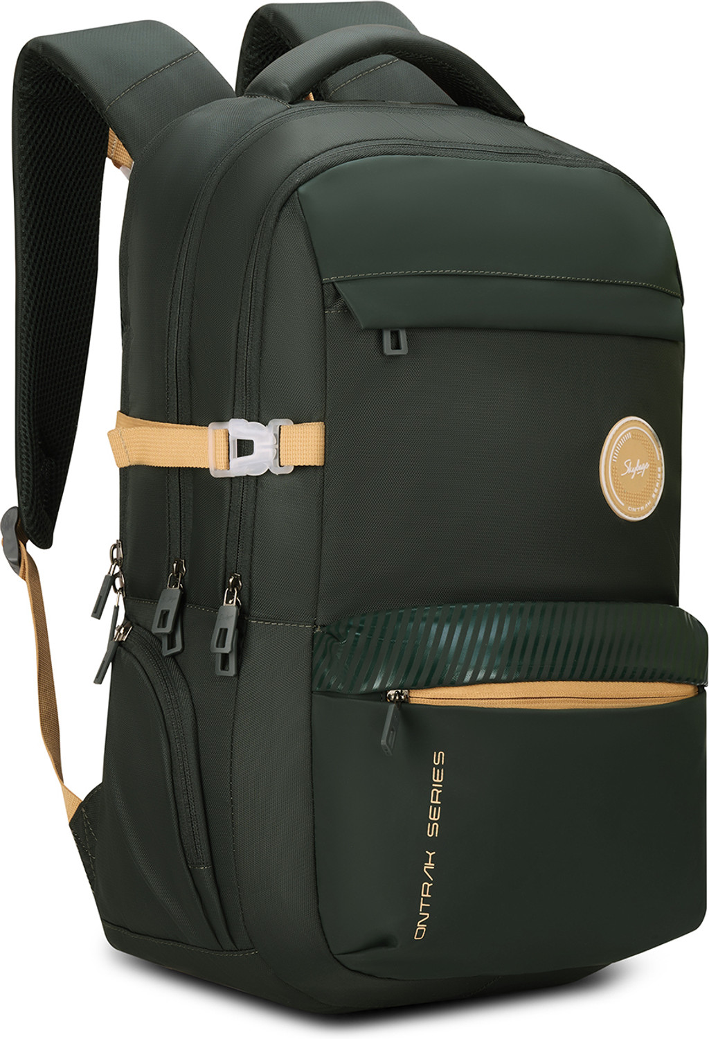 Image of SKYBAGS Ontrak 17 inch Compatible Laptop Backpack with 3 Specious Compartments & Rain Cover 30 L Laptop Backpack