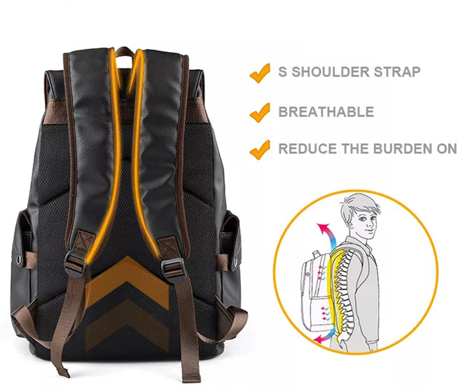 Image of Walkent Stylish & Premium 15.6 inch Spruce Laptop Bag 28 L Laptop Backpack