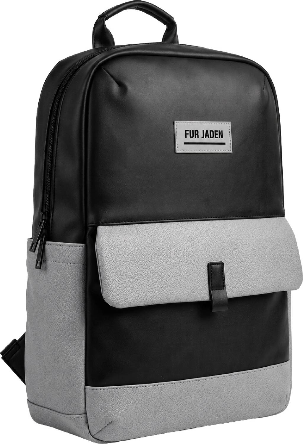 FUR JADEN 15.6 Inch Faux Leather with multiple pocket 25 L Laptop Backpack