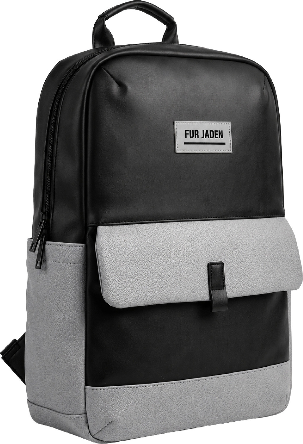 Image of FUR JADEN 15.6 Inch Faux Leather with multiple pocket 25 L Laptop Backpack