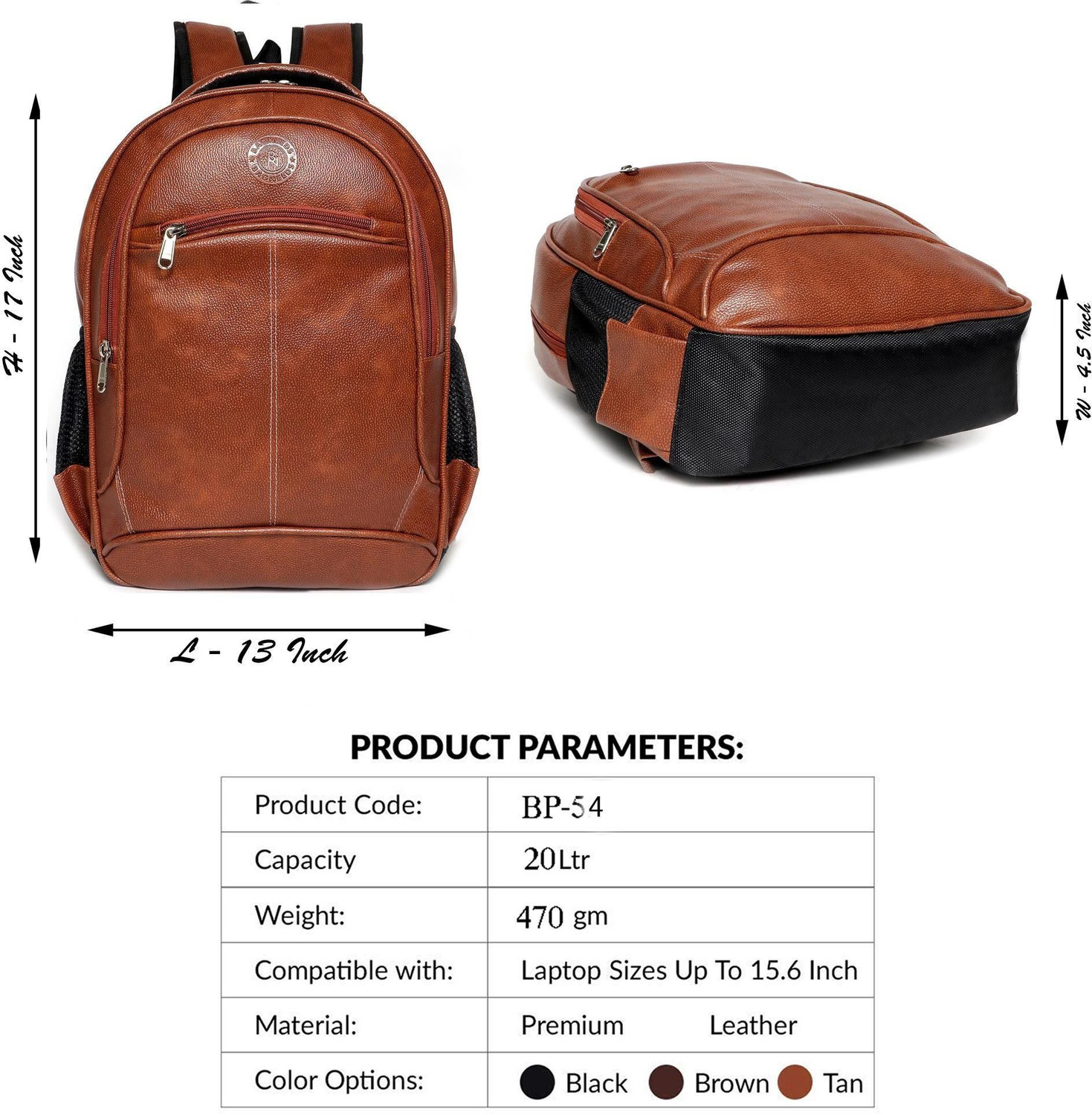 Image of Bagneeds Unisex-Backpack-55 20 L Laptop Backpack