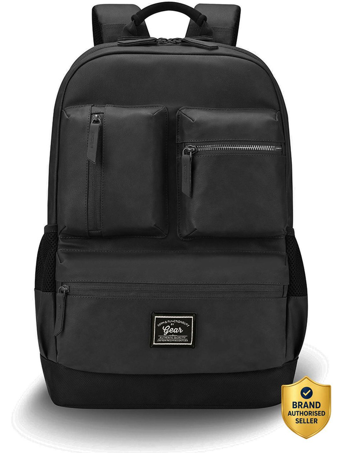 Image of Gear VINTAGE BOXY LEATHER LAPTOP BACKPACK 26 L Laptop Backpack