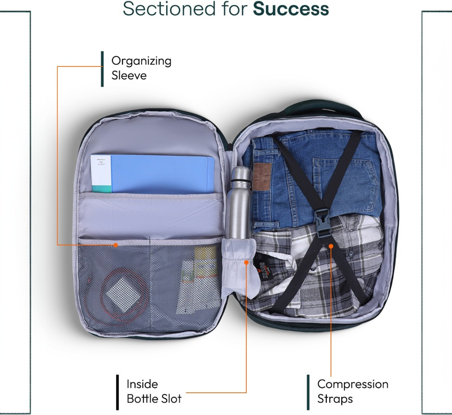 Image of Priority Unisex Office, College & Travel Bag 42 L Laptop Backpack