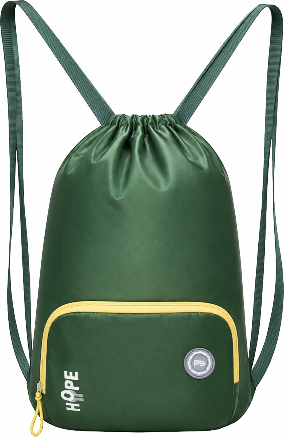 Image of PB Pearl Bags Premium Polyester Drawstring / Dori Bag with Front Zip Pocket (46.5x32.5X11 CM) 17 L Backpack