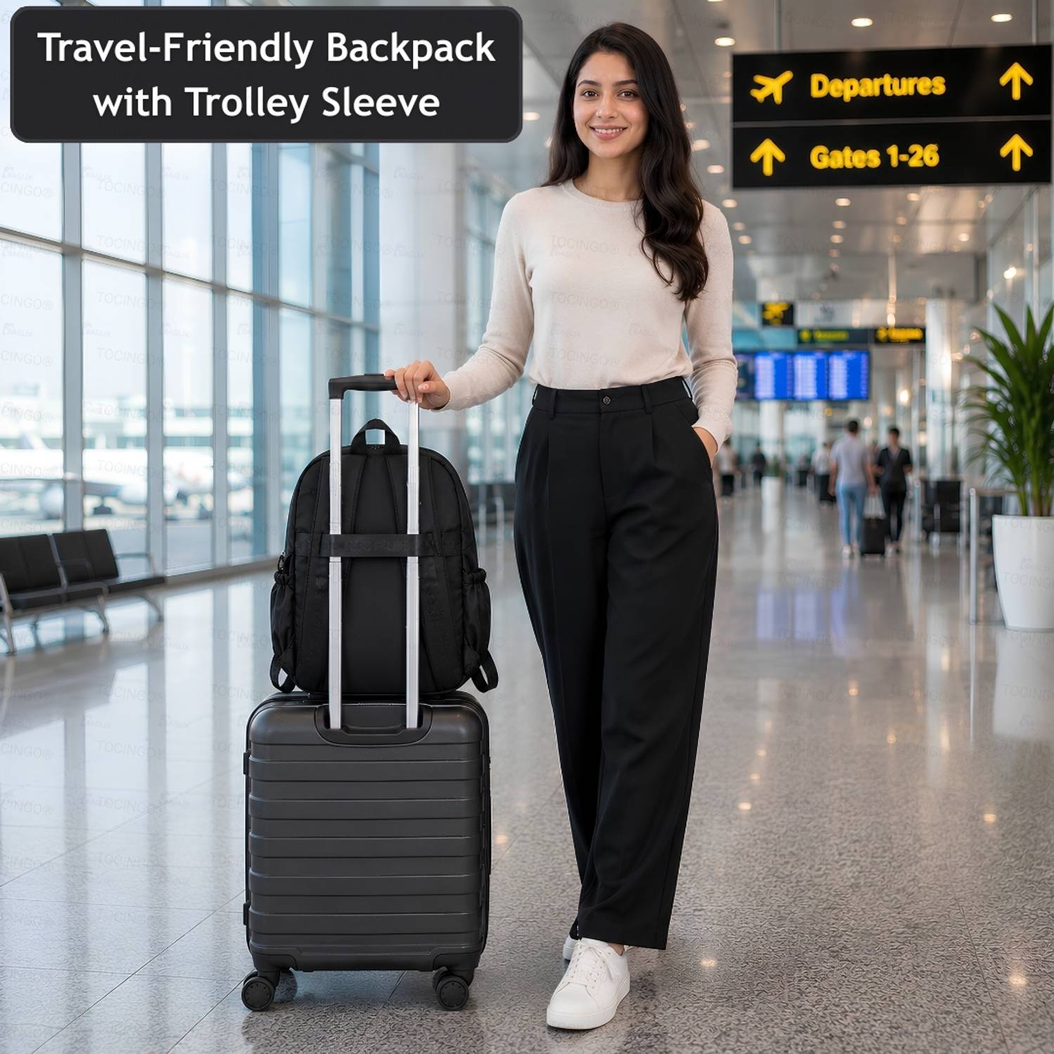 BAGLIX Laptop Backpack 16.5 Inch BL84 - Image 3