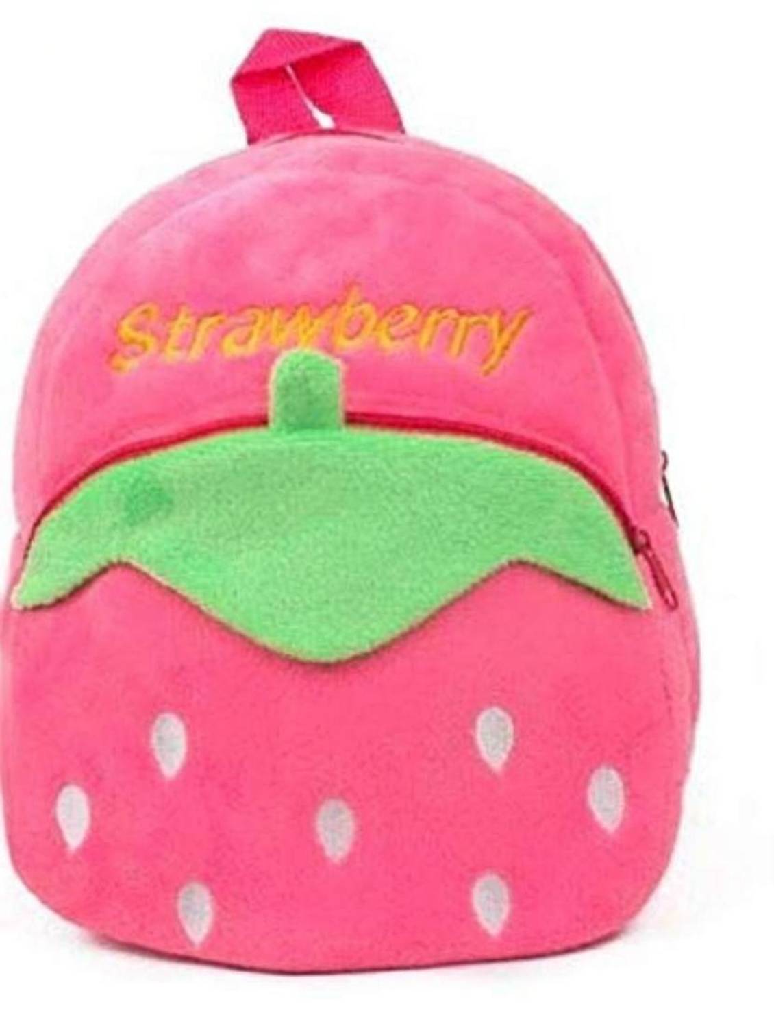 Black Hill ute Kids Backpack Toddler Bag Plush Animal Cartoon Mini Travel Bag for Baby Girl Boy 1-6 Years (Pink-Stawberry) 10 L Backpack