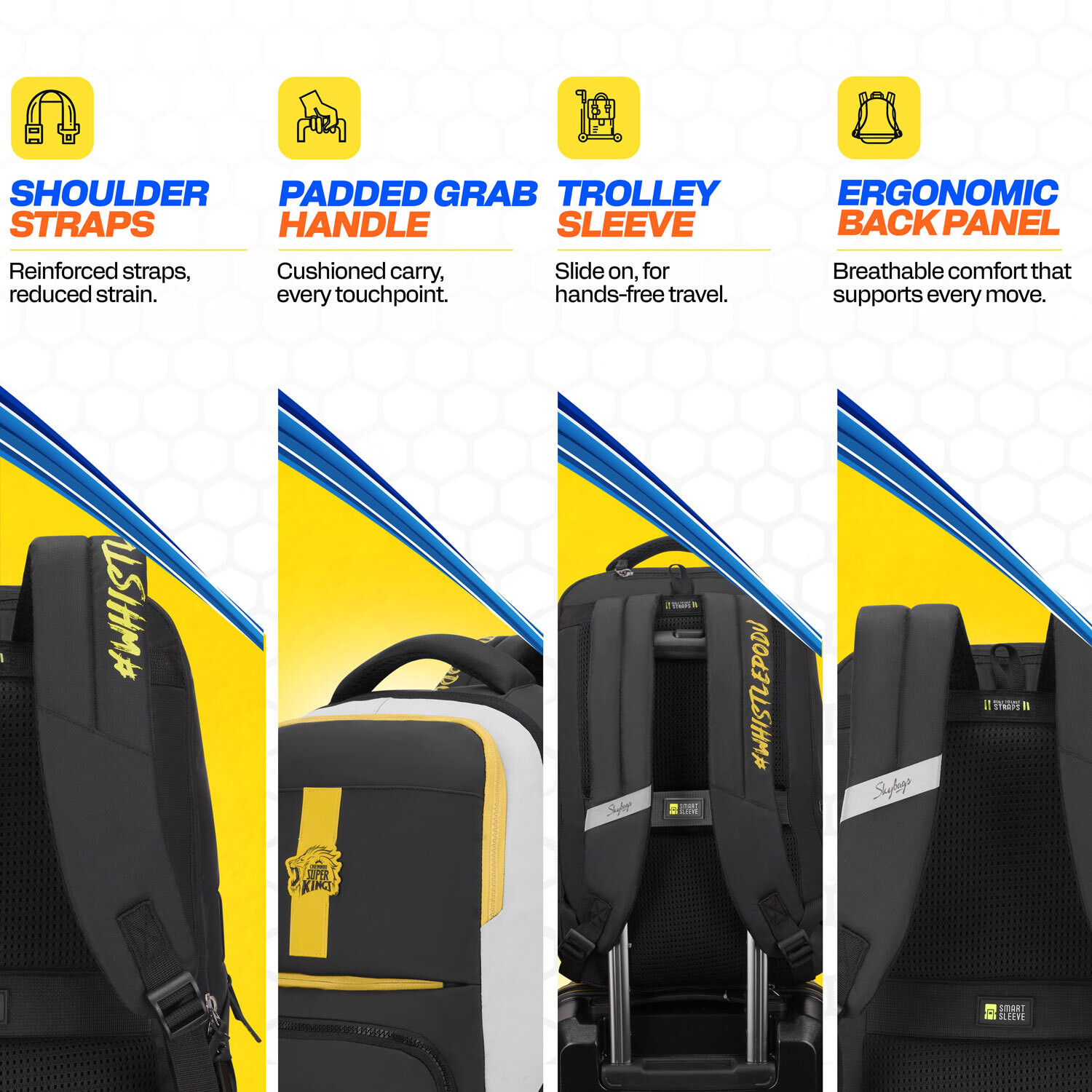 Image of SKYBAGS Thala 16.5 Inch Laptop Compatible with Tablet Sleeve, USB Port & Rain Cover 24 L Laptop Backpack