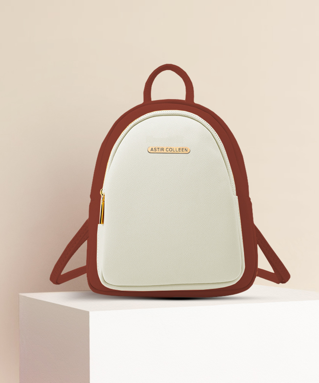 Image of ASTIR COLLEEN Leather Women /Girls Sling Bag Cum Backpack (Big-Pocket) 10 L Backpack
