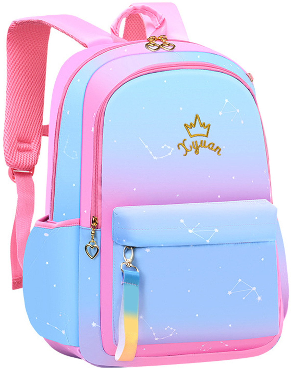 Image of PALAY Large Gradient Pink School Backpack for Girls Ages 6 to 12 Waterproof Durable 25.344 L Backpack