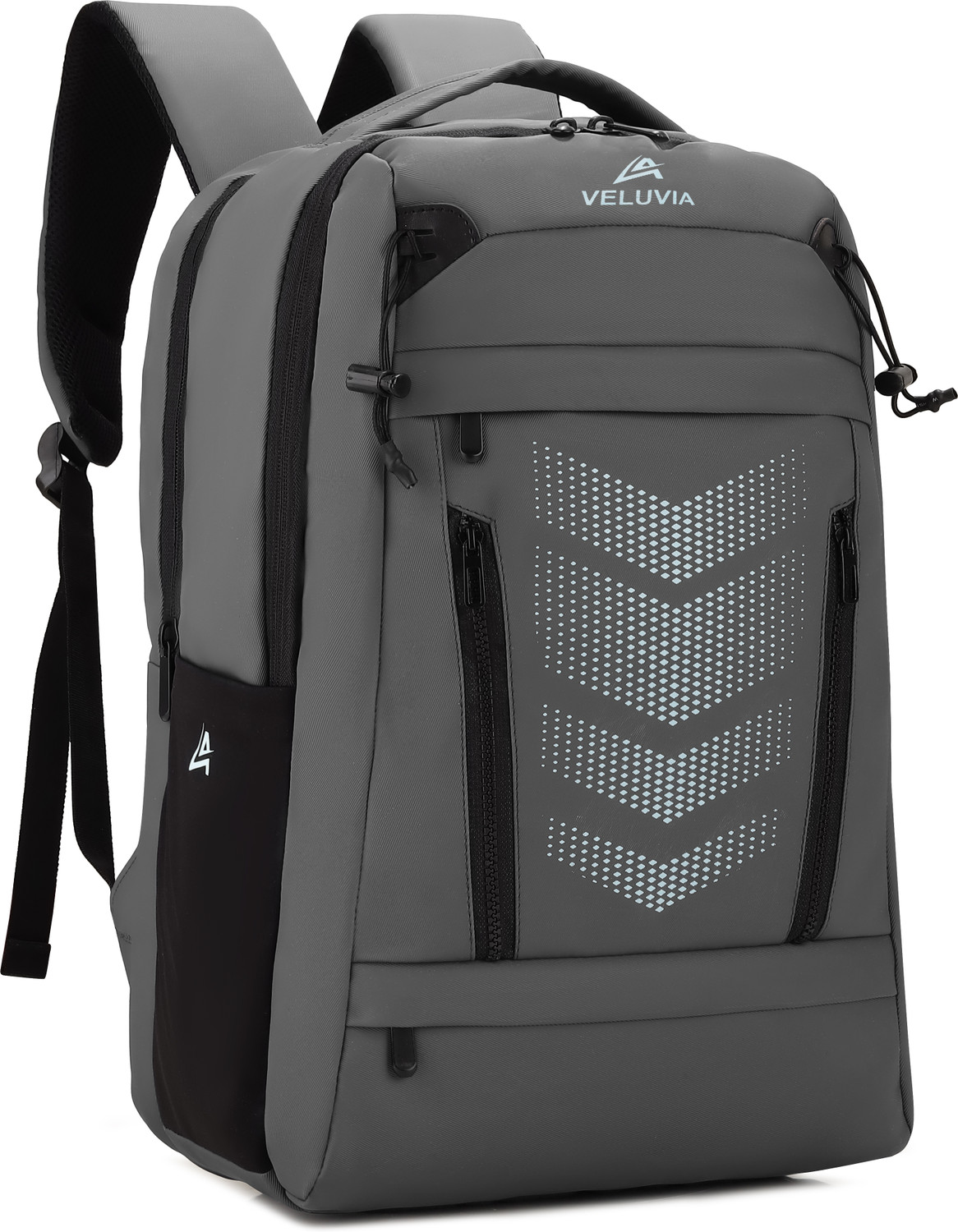 Image of veluvia Large 32 L Backpack Varsity Elite (Grey) 32 L Trolley Backpack