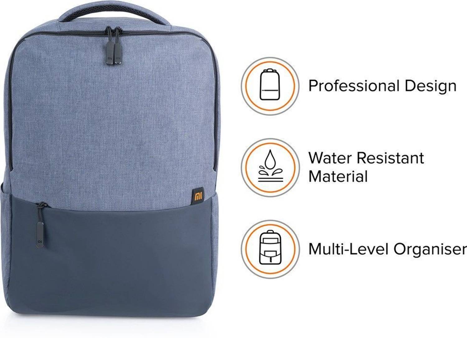 Mi 21L Water Resistant Trolley Laptop Backpack - Image 4
