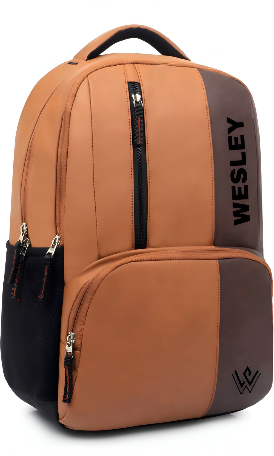 Image of WESLEY Vintage Faux Leather Pu Waterproof Unisex Office /College /Business /School /bags 35 L Laptop Backpack