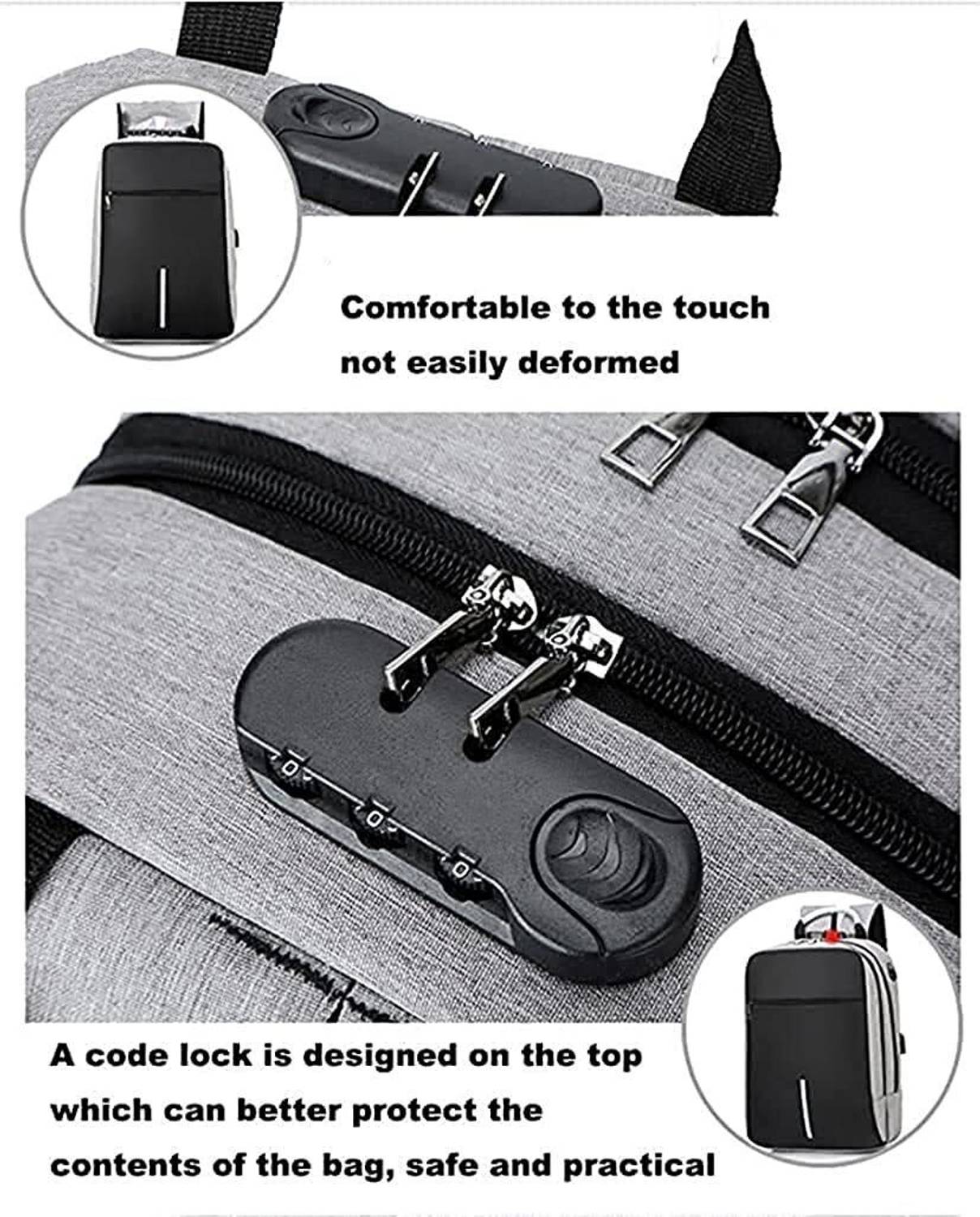 True Human Anti-Theft 32L Laptop Backpack - Image 4