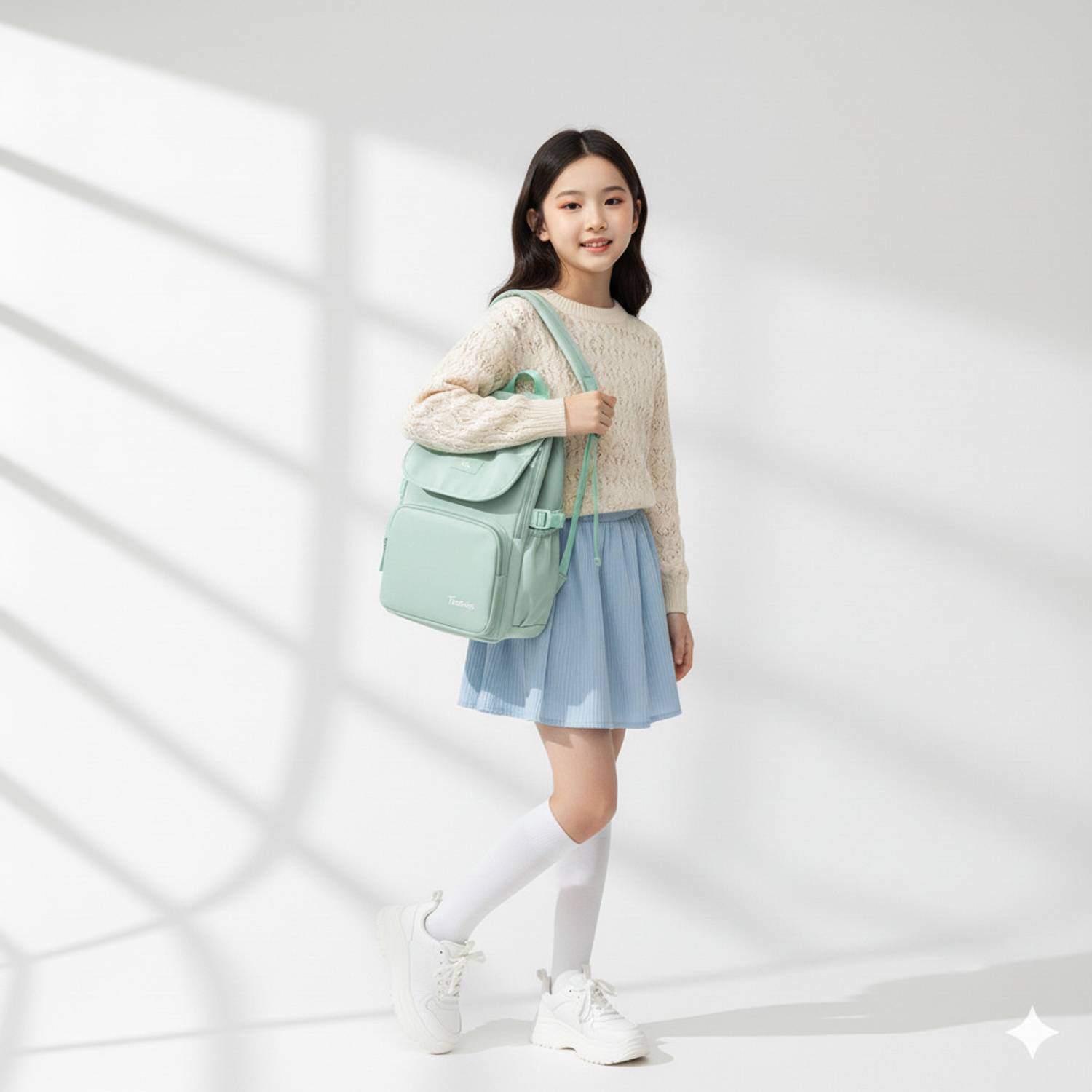 Bynow Korean 40L Green Laptop Backpack - Image 2