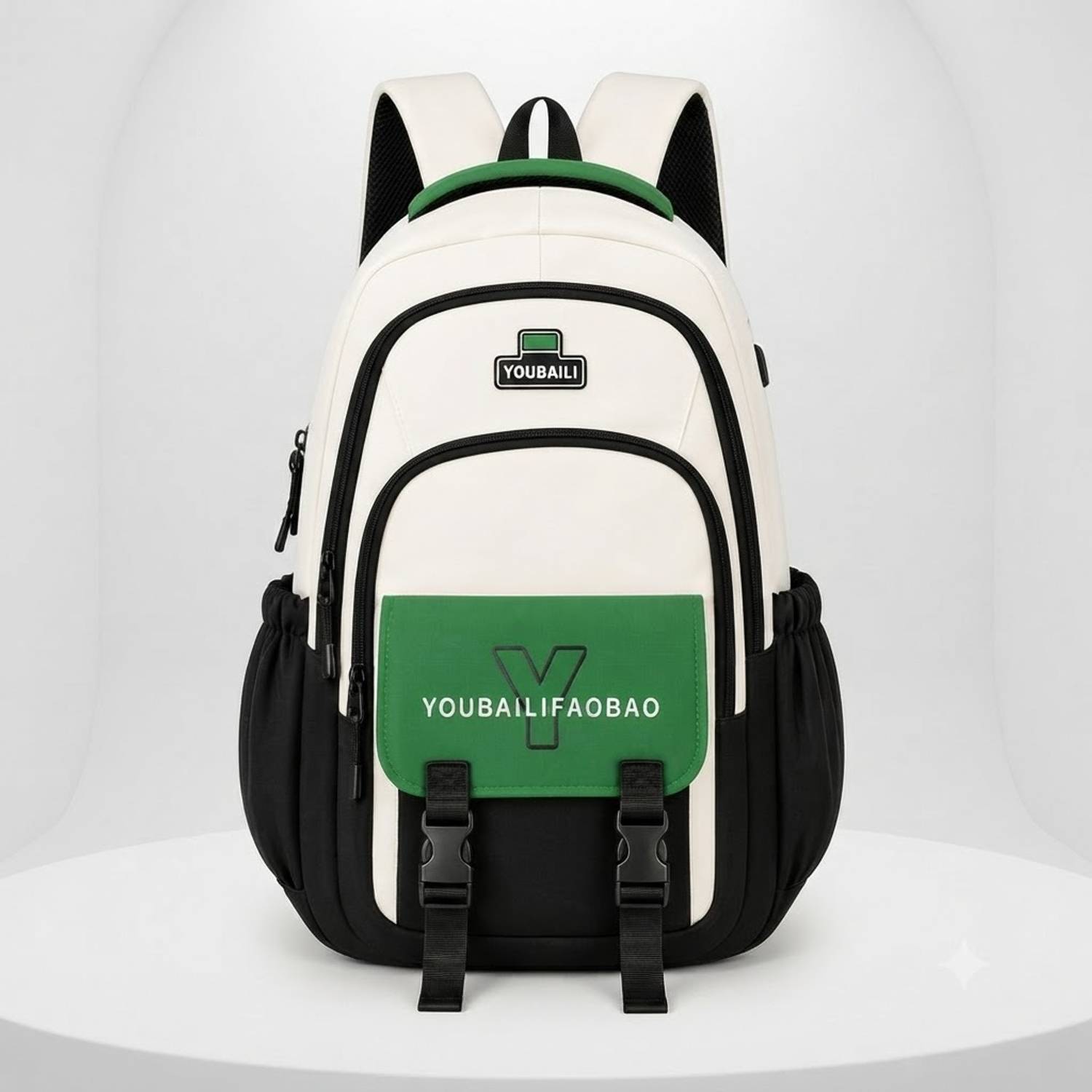 TERMINAX YBL#1 2.5L Black Backpack - Image 1
