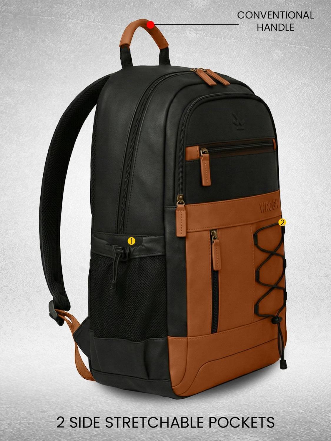 WROGN Urban Classic Haul Laptop Backpack 40L - Image 5