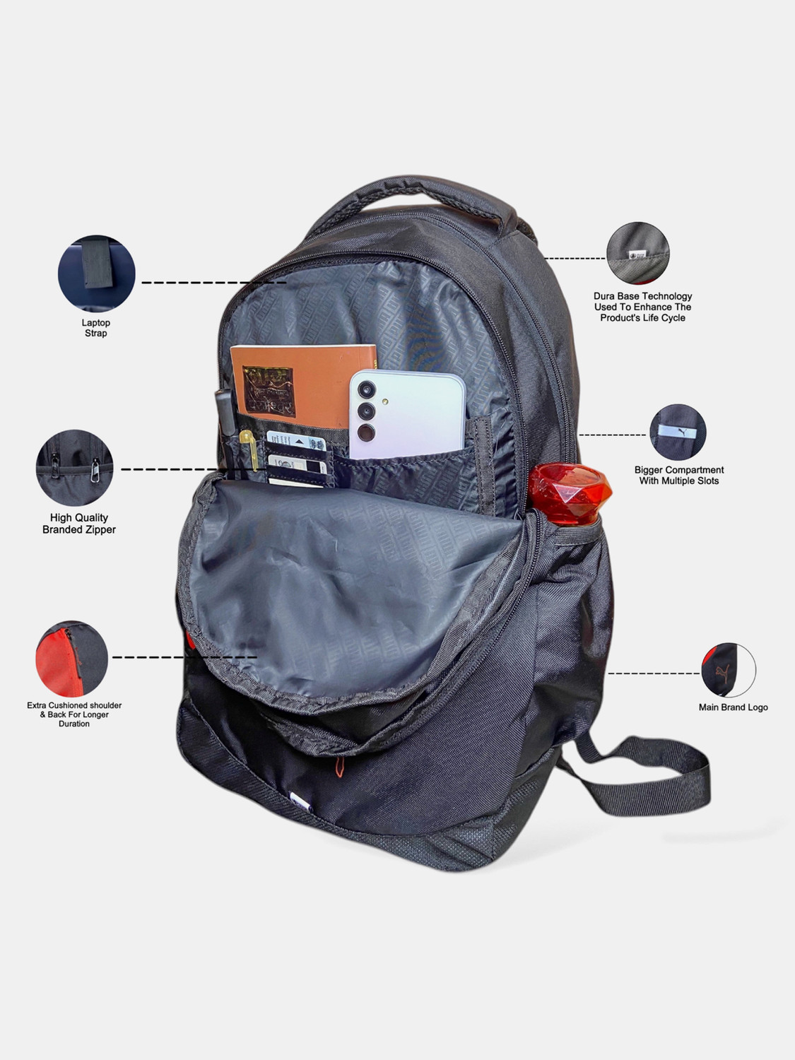 Image of PUMA COLORBLOCK V2 Backpack(09211302) 32 L Trolley Backpack