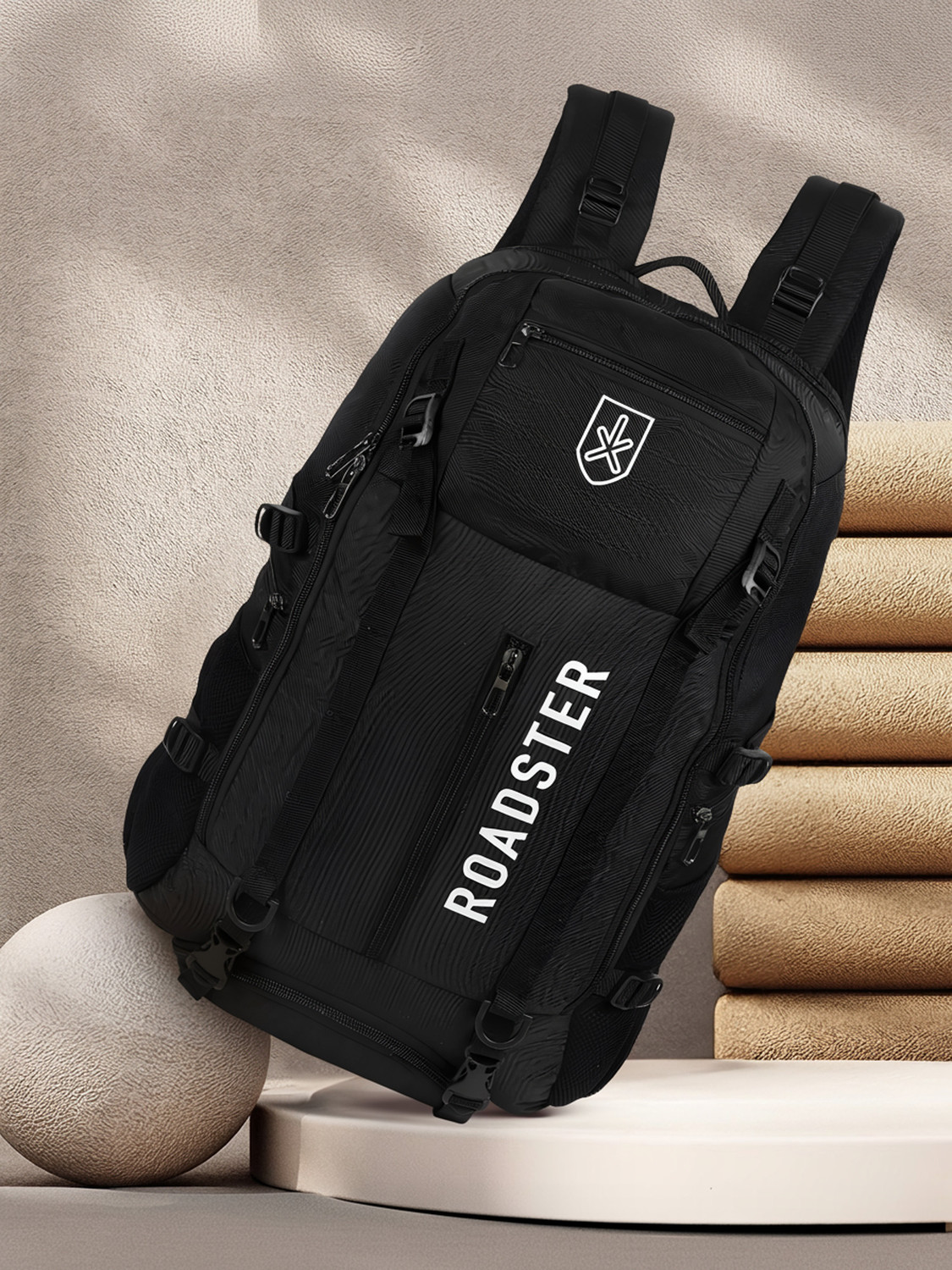 Image of Roadster Rider Multipurpose Unisex bag with Shoe Compartment /Raincover College travel 50 L Laptop Backpack