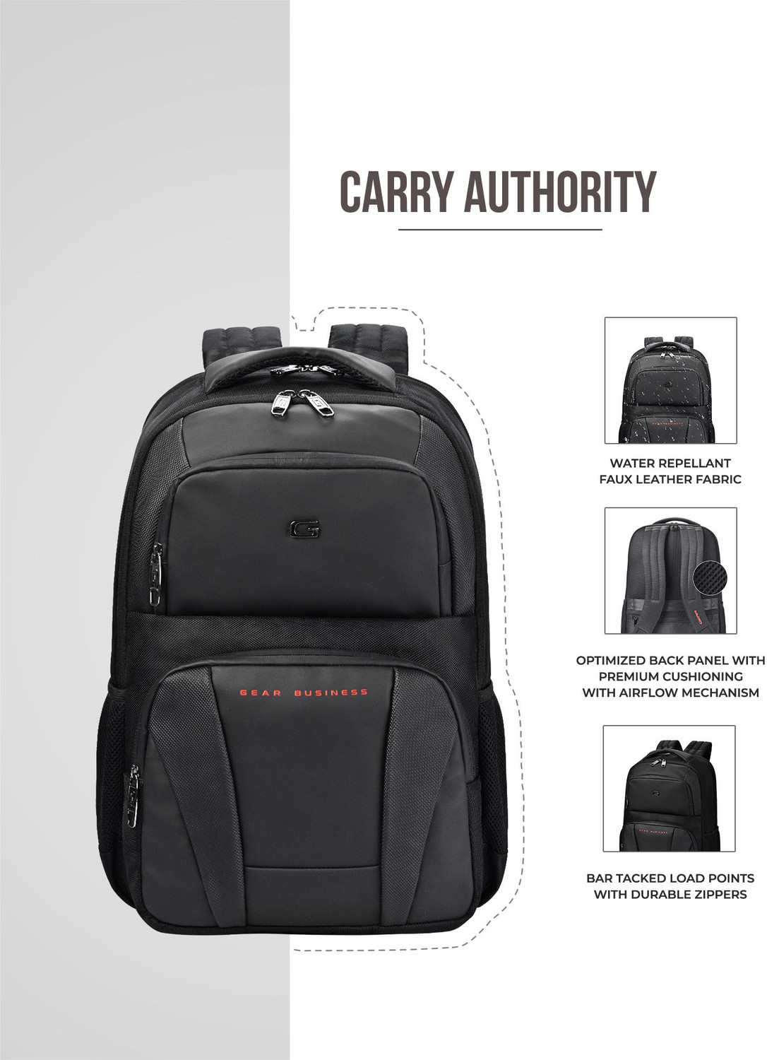 Image of Gear FORTUNER BUSINESS LAPTOP BACKPACK 17 L Laptop Backpack